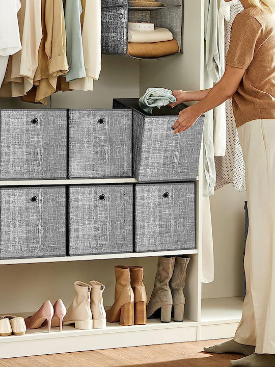 Songmics Papier Aufbewahrungsbox Gray 6Stück