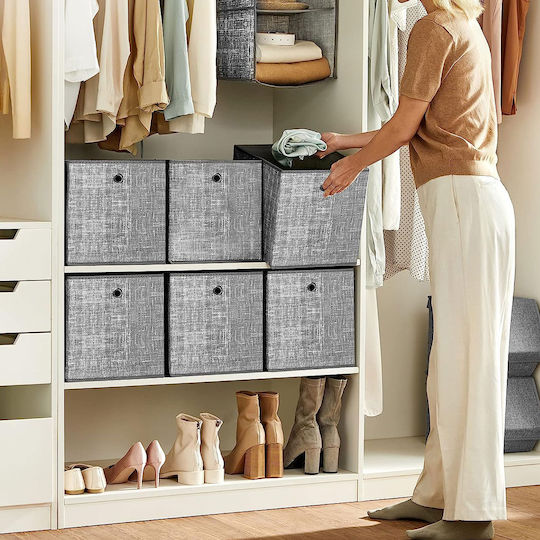 Songmics Papier Aufbewahrungsbox Gray 6Stück