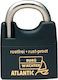 Burg Wachter Steel Padlock Κρυμμένου Λαιμού with Key 45mm Black 1pcs