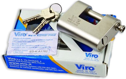 Viro Ατσάλινο Λουκέτο Τάκου με Κλειδί 58mm