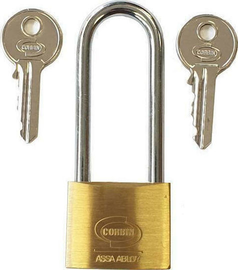 Assa Abloy Bronze Vorhängeschloss Verlängert mit Schlüssel 50mm 1Stück