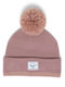 Elmer Beanie Unisex Beanie Gestrickt in Rosa Farbe