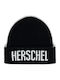 Polson Beanie Unisex Σκούφος με Rib Πλέξη σε Μαύρο χρώμα