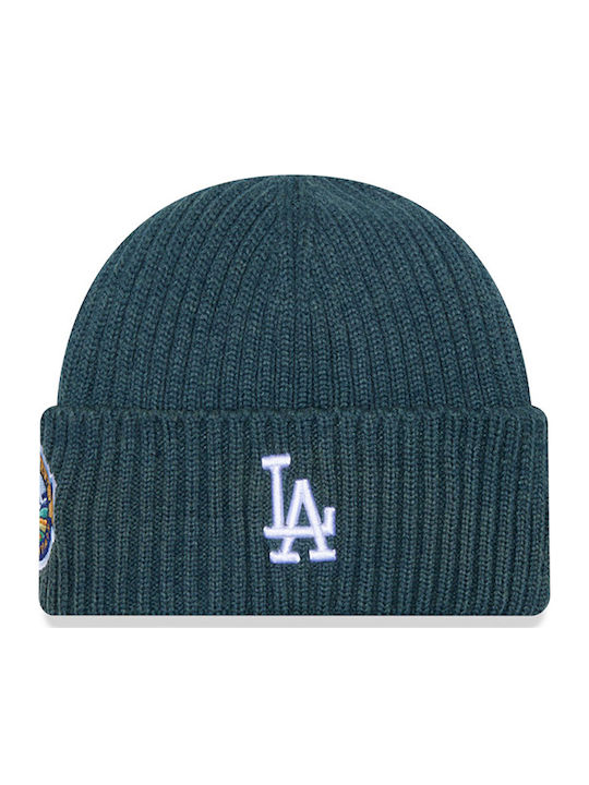 La Dodgers Beanie Unisex Σκούφος με Rib Πλέξη σε Πράσινο χρώμα