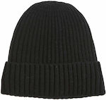 Verde Beanie Fleece Beanie Knitted in Black color