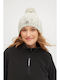 Nora Beanie Γυναικείος Σκούφος Πλεκτός σε Πράσινο χρώμα