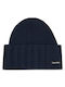 Calvin Klein Beanie Unisex Beanie mit Rippstrick in Marineblau Farbe K50K510985-BA7