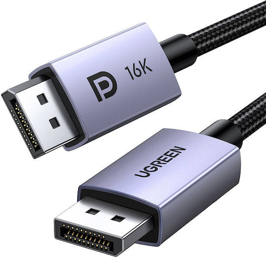 Ugreen DisplayPort-Kabel Männlich - DisplayPort-Männlich 1m Schwarz (15383)