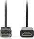 Nedis Cablu DisplayPort - HDMI de sex masculin 1m Negru (CCGL37100BK10)