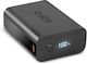 SBS Power Bank 20000mAh 20W με Θύρα USB-A και Θύρα USB-C Power Delivery Μαύρο
