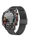 Microwear AK56 Smartwatch (Black Steel Milan)