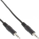 InLine 3.5mm male - 3.5mm male Cable Black 0.5m