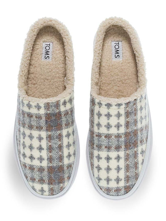 Toms Χειμερινές Γυναικείες Παντόφλες Γκρι
