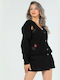 Concept Women's Knitted Cardigan Black.