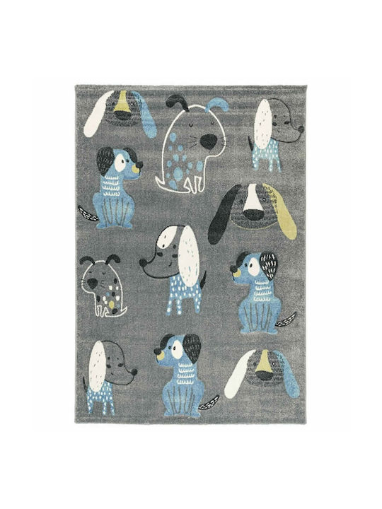 Koulis Carpets 8320a Kinder Teppich Blau 70x150cm
