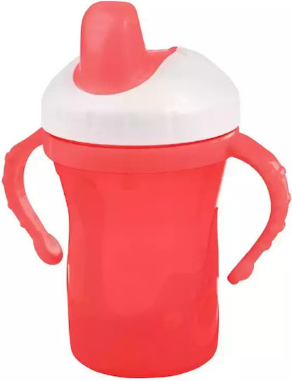 Mam Easy Cup Educational Sippy Cup Plastic with Handles Red for 6m+m+ 310ml
