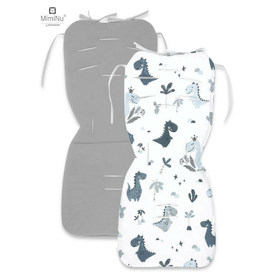 MimiNu Kinderwagenabdeckung 34x78cm Grau