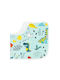 Bunny Bebe Shoulder Burp Cloth Mint Green Turquoise 26x51cm.