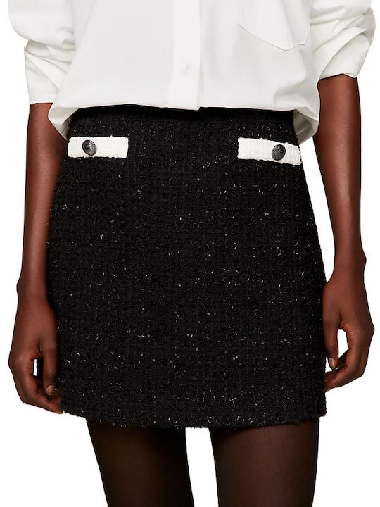 Tommy Hilfiger Mini Skirt in Black color