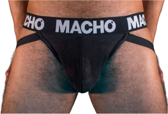 Macho Underwear Ανδρικό Εσώρουχο Jockstrap Μαύρο