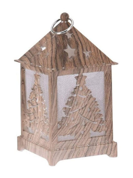 BigBuy Christmas Wood Lantern