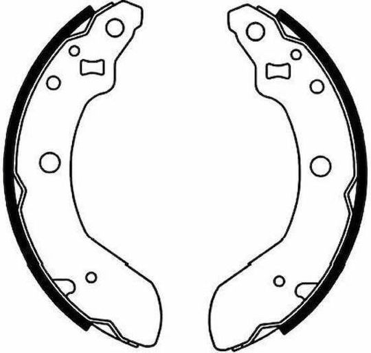 Mk Kashiyama Brake Shoe Set for Suzuki Wagon R+