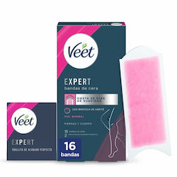 Veet Expert Hair Removal Wax Strips 16pcs