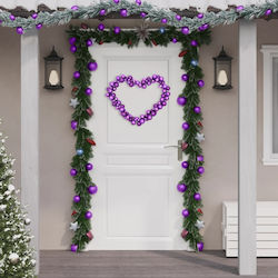 vidaXL Christmas Garland Purple 1pc