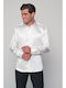 Langärmlig Hemd White