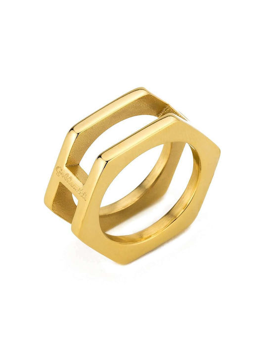 Goldsmith Мъжки Пръстен от Златна Стомана