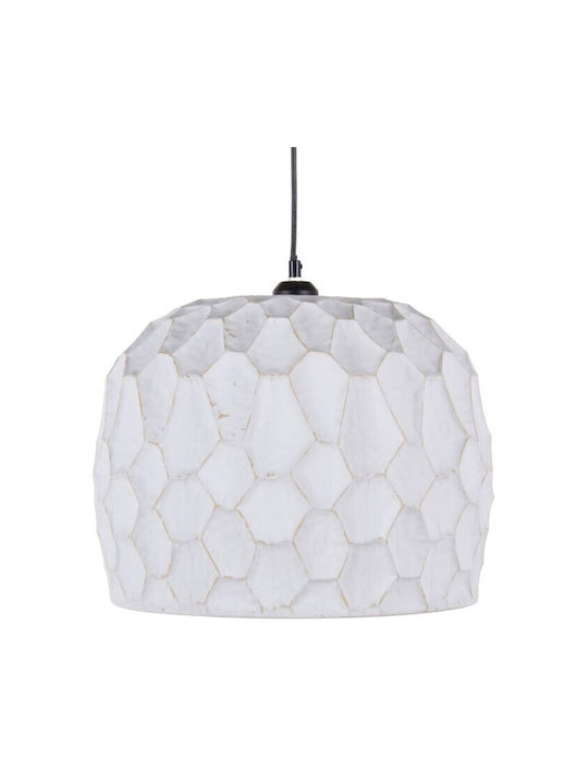 BigBuy Pendant Light Single-Light White