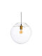 BigBuy Pendant Light Single-Light with Crystals Gold