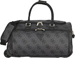 Guess Wheeled Artificial Leather Sack Voyage 38lt Gray L51xW29xH28cm