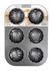 Tpster Aluminum Cupcakes & Muffins 6 Cups Baking Pan