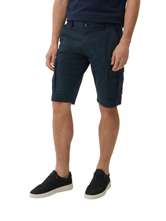 s.Oliver Ανδρική Βερμούδα Navy Μπλε