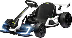 Παιδικό Ηλεκτροκίνητο Go Kart Μονοθέσιο με Τηλεκοντρόλ 24 Volt Λευκό
