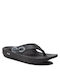 Oofos Herren-Flip-Flops Schwarz