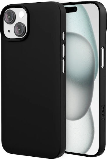 Nekit Umschlag Rückseite Kunststoff 1mm Schwarz (iPhone 15)
