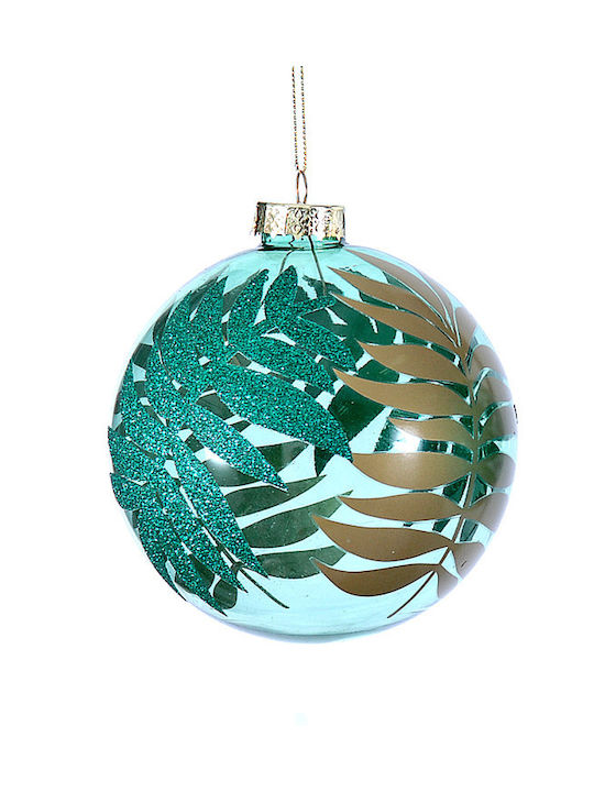 Weihnachtshänger Kugel Ornament Glas Gold