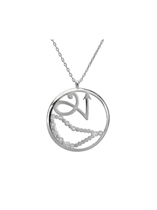 Goldsmith Necklace Zodiac Sign from Silver