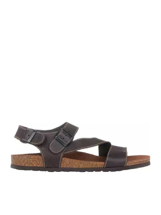 Herrensandalen in Braun Farbe