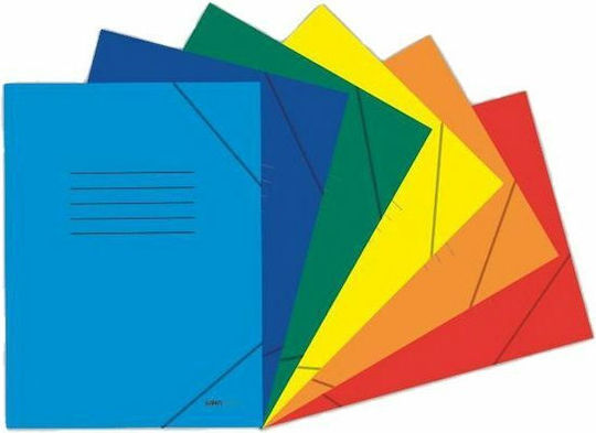 Smart Choice Ordner mit Gummiband und Ohren für Papier A4 Gelbς