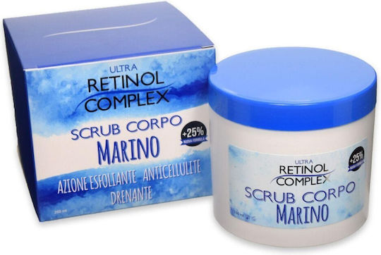 Retinol Complex Scrub Corporal Cu ulei de migdale dulci și ulei de jojoba Complex Retinol 250ml