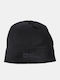 Beanie Unisex Fleece Σκούφος Πλεκτός σε Μαύρο χρώμα