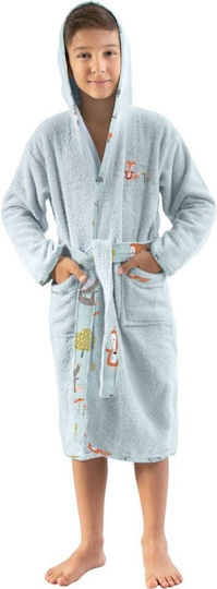 Saint Clair Kids Hooded Bathrobe Mint