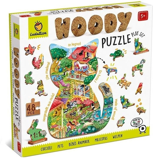 Puzzle pentru Copii pentru 5+ ani+ Ani 48buc Ludattica
