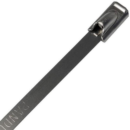EL-Tech Plastic Cable Ties 500mm x 8mm in Silver Color (100 pcs) 133-300050008