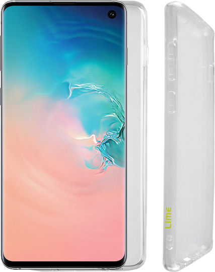 Lime Slimclear Back Cover Σιλικόνης Πράσινο (Galaxy S10)
