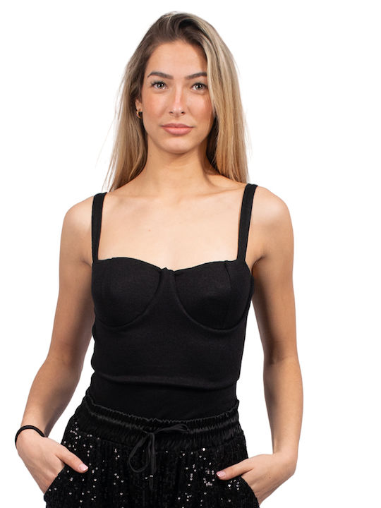 4tailors Γυναικείο Κορμάκι BLACK