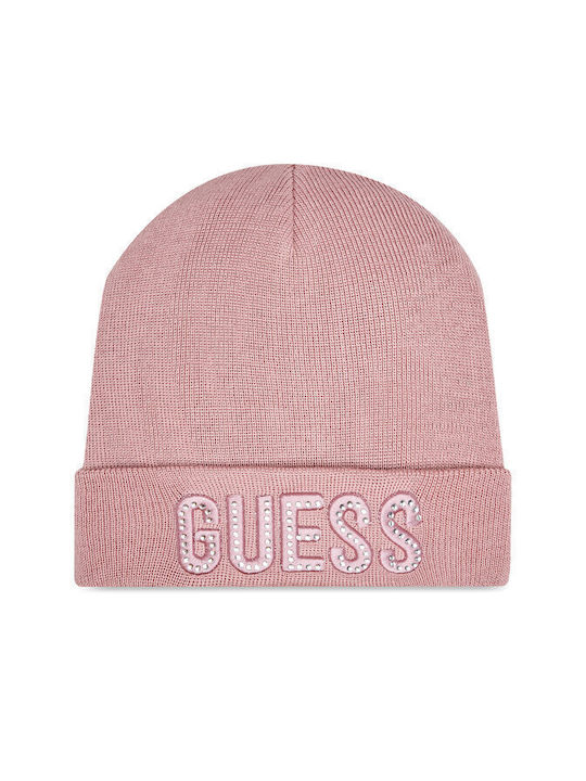 Guess Kids Beanie Knitted Beige